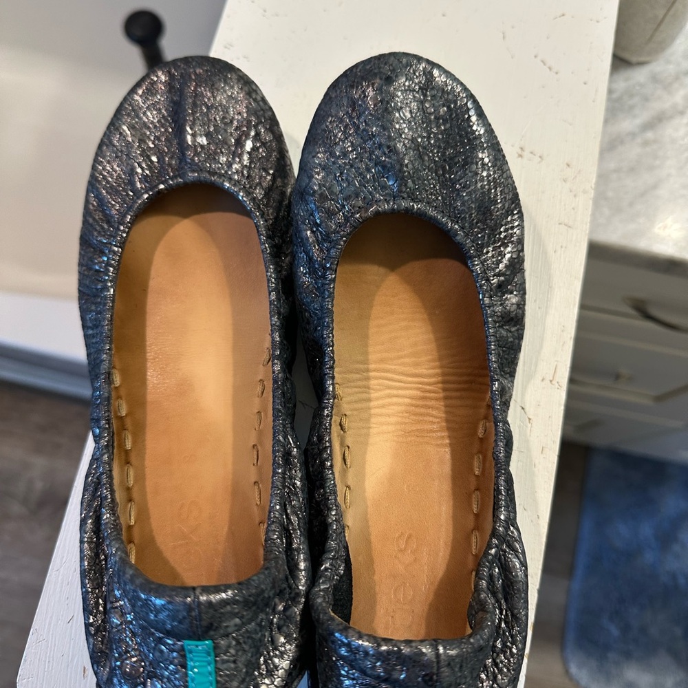 Tieks Shimmering Black Ballet Flats